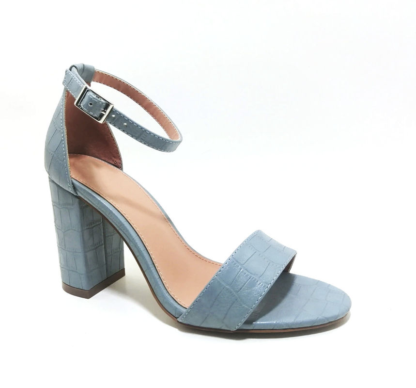 personnalisé Sandals à talons en strass à orteils ouverts Stiletto type talon