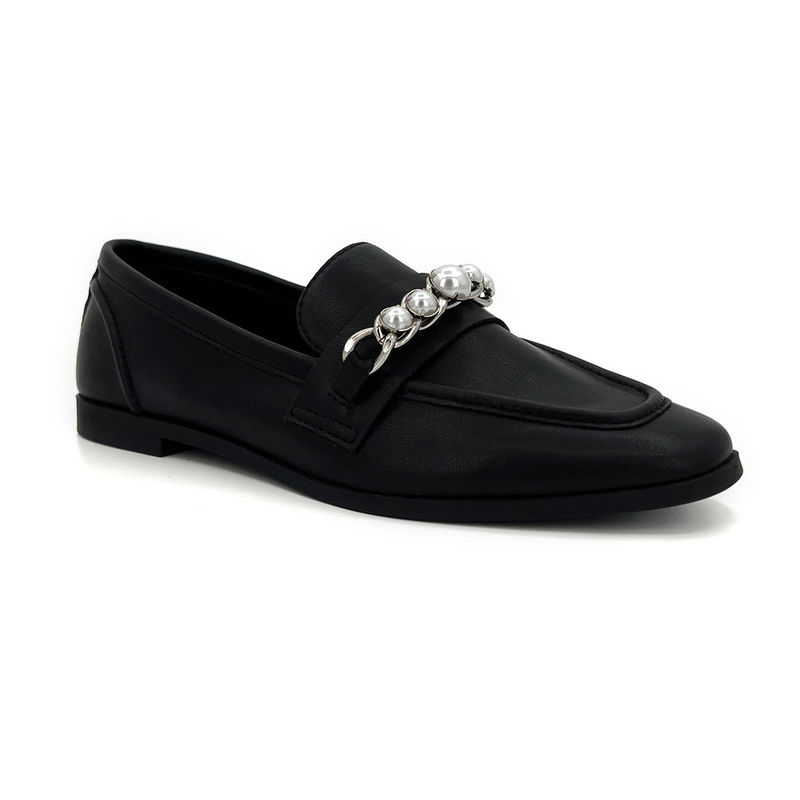 Classique pour femmes Loafers orteils ronds Slip sur type de fermeture Confortable