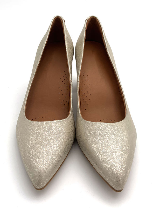 Les femmes à la mode pompent les talons en cuir avec des talons gros OEM
