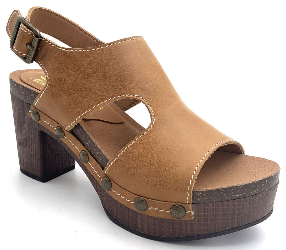 Sandales à talons hauts fonctionnels avec boucle de fermeture à bretelles
