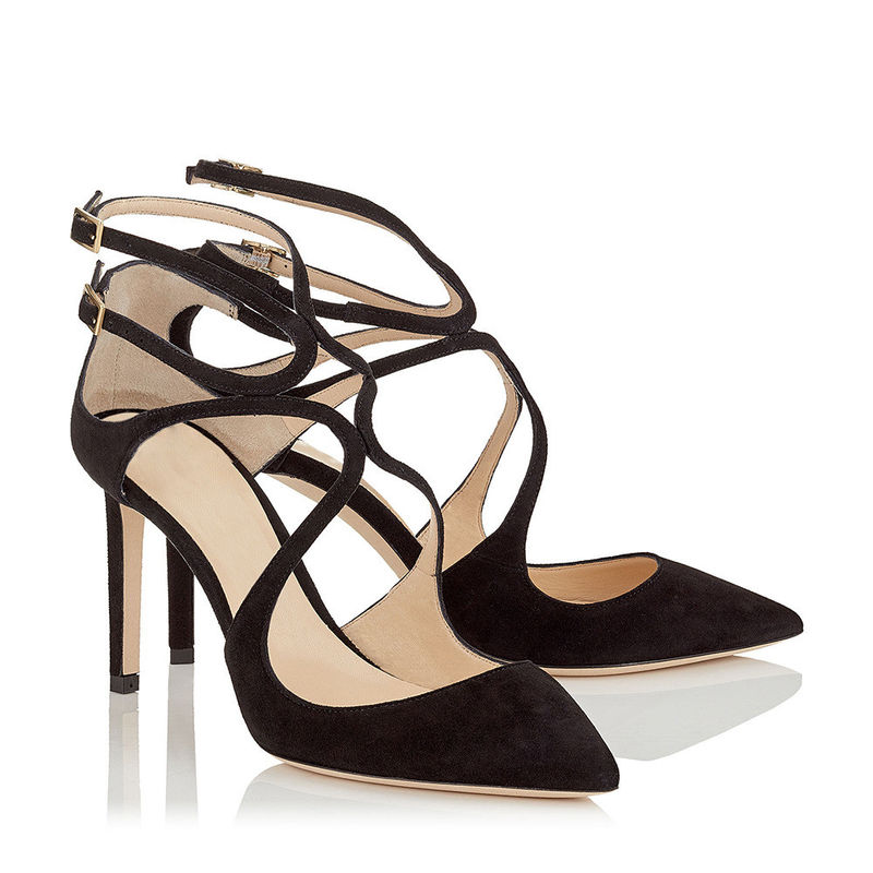 Sandales à talons hauts confortables et légers avec boucle de fermeture à bretelles