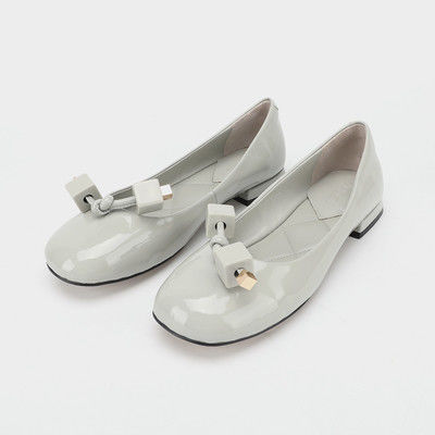 Chaussures à talons plates pour femmes avec semelle d'EVA Noir et blanc