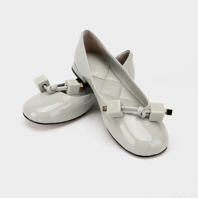 Chaussures à talons plates pour femmes avec semelle d'EVA Noir et blanc
