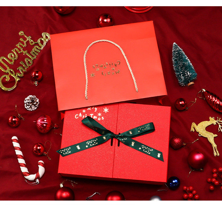 Boîte en papier cadeau de style pliable de grande taille de différentes tailles